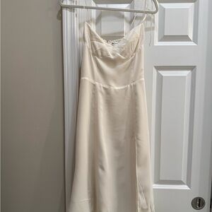 Reformation Cream Dress